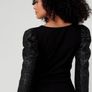 Black sparkly Top Image 2