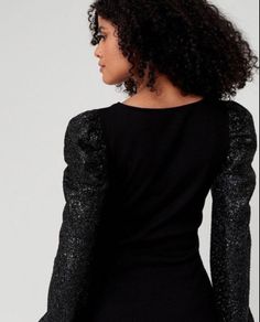 Black sparkly Top
