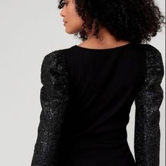 Black sparkly Top