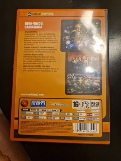 Pc Dvd Rom Command and Conquer Red Alert 3 Games Original