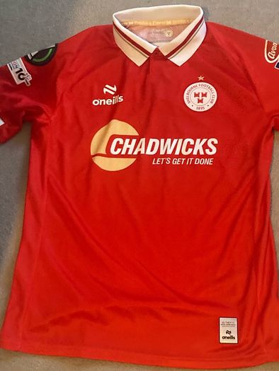 Match-issue player spec Shelbourne FC Conference League jersey