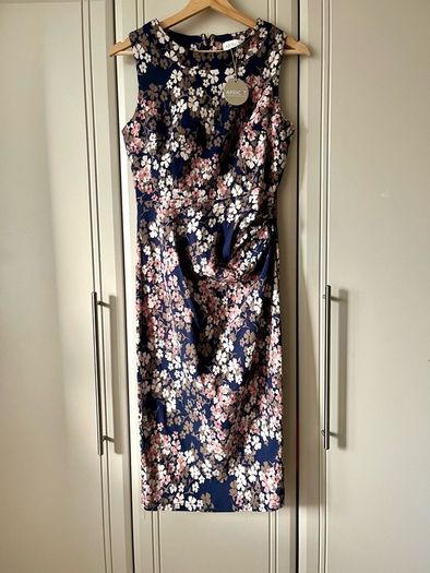 Apricot dress, uk 10, new with tag