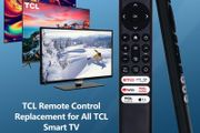 TCL TV remote control replacement for TCL remote control 4K LCD LED Smart TV - NO SETUP REQUIRED