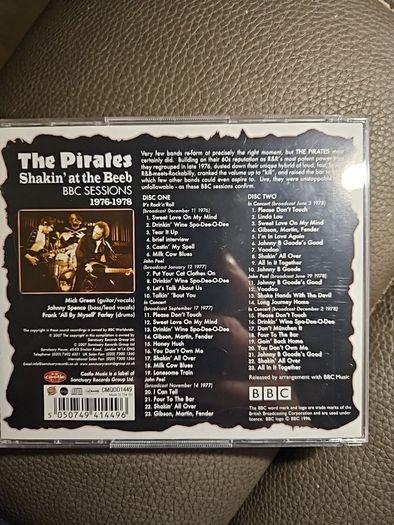The Pirates 2CD  - Shakin' At The Beeb...BBC Sessions  1976-1978