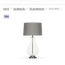 2 Ez living Clear Table Lamp with Shade - Bree x 2 Image 5
