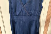 Satin blue dress 12