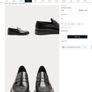 Black real leather loafers Marks & Spencers Autograph (43/9 UK) Image 6