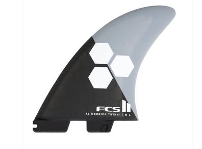 FCS II AM Twin +1 Al Merrick Trailer Stabiliser PG Performance Glass Surfboard Fins