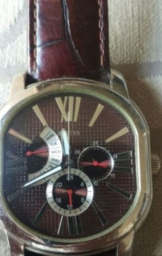 Guess 'Ambition' quartz Men Watch - New Battery