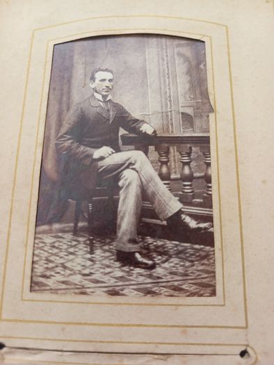 1880s album for photography, antique, D18 post 8e