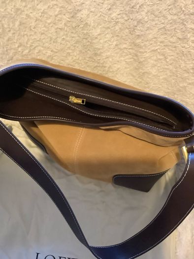 Loewe shoulder bag / suede leather/ new