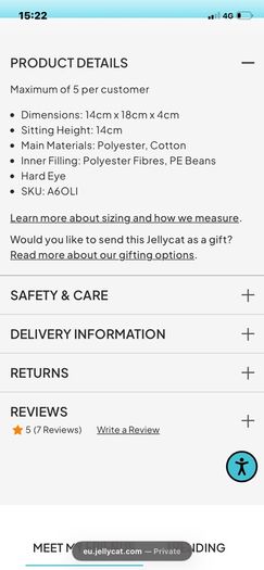 New JELLYCAT Amuseables Pair Of Olives