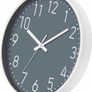Wall Clock Silent, Non Ticking Modern Quartz 12"- Battery Operated Digital Image 2
