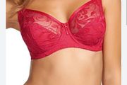 Fantasie Allegra - Underwired Side Support Bra 30F and Briefs S - Red - BNWT RRP 80