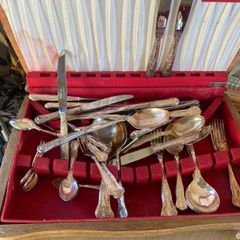 Vintage Silver-Plated Cutlery Lot for Upcycling