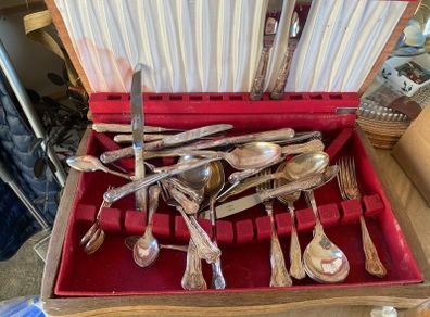 Vintage Silver-Plated Cutlery Lot for Upcycling