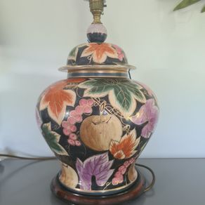 Vintage Table Lamp Kutani