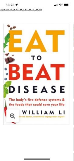 Eat to fight disease