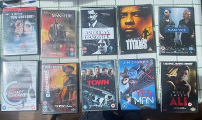 Selection of ten DVD movies
