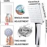 Shower Head and Hose, High Pressure Shower Heads with Hose Set 1.5m Water Saving Universal Handheld Shower Head with 6 Spray Modes Adjustable Power Showerhead for Low Water Pressure (FREE POSTAGE) Image 2
