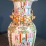 19th century Chinese Canton famille rose vase Image 2