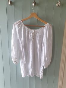 Wallis White gypsy top