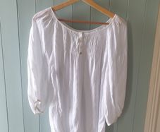 Wallis White gypsy top