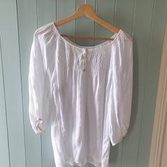 Wallis White gypsy top