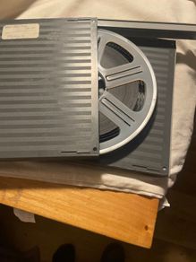 Vintage Gepe Super 8 Film Reel 120m in Bolex Paillard Plastic Case