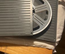 Vintage Gepe Super 8 Film Reel 120m in Bolex Paillard Plastic Case