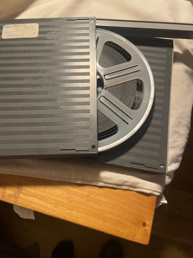 Vintage Gepe Super 8 Film Reel 120m in Bolex Paillard Plastic Case
