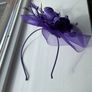 Purple Fascinator Image 2