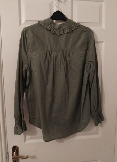 M&S green blouse size 10