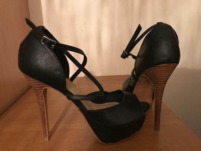 Bershka High heels. Black