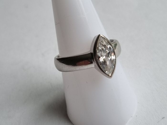925 silver ring ZIRCONIA