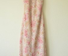 DYNAMITE Floral low cross back halter neck maxi dress Size M / 38 / 10