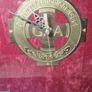 GAA Gaelic Football & Hurling Wall Clock Wood and Brass Irish Sport VGC Working Image 7
