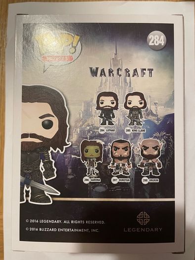 Vaulted Funko Pop | Warcraft | Lothar #284 | Mint Condition