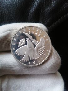 1998 Germany Silver Proof 10 Mark Coin