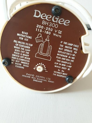 Vintage babys bottle warmer