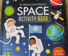 Space activity book-the Usborne