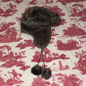Faux fur trapper hat