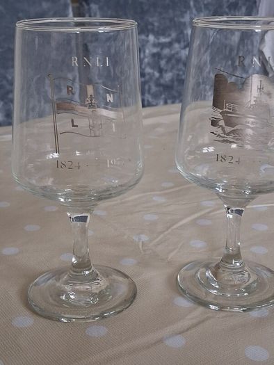Commerative RNLI Goblets
