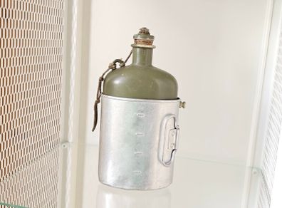 Vintage 1950s Swiss Army Military Issued Canteen set Collectable Militaria