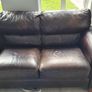 3 & 2 seat leather sofa Image 3