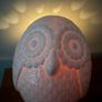 Ceramic Owl lamp Image 3