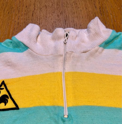 Vintage Le Coq Sportif cycling jersey 1970's/80's