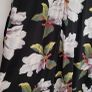 WAREHOUSE black floral crop jumpsuit with pockets Sz 12 UK Image 8