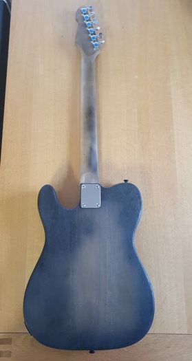 Tobacco burst Tele style electric guitar