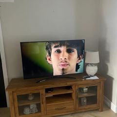 Solid Oak TV Unit